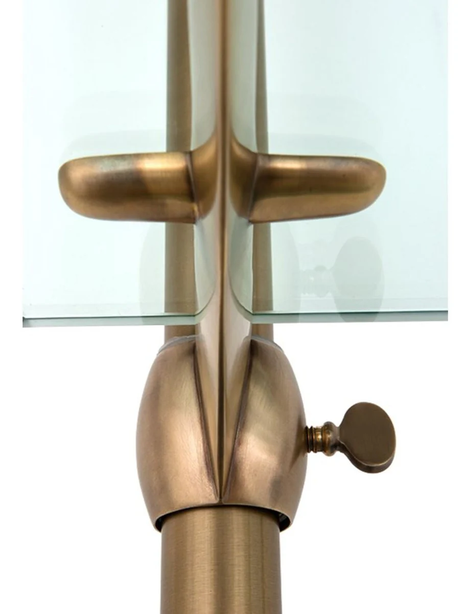 Casa Padrino estanter¨ªa de pared de dise?o lat¨®n antiguo 100 x 41 x H. 240 cm - muebles de sala de lujo