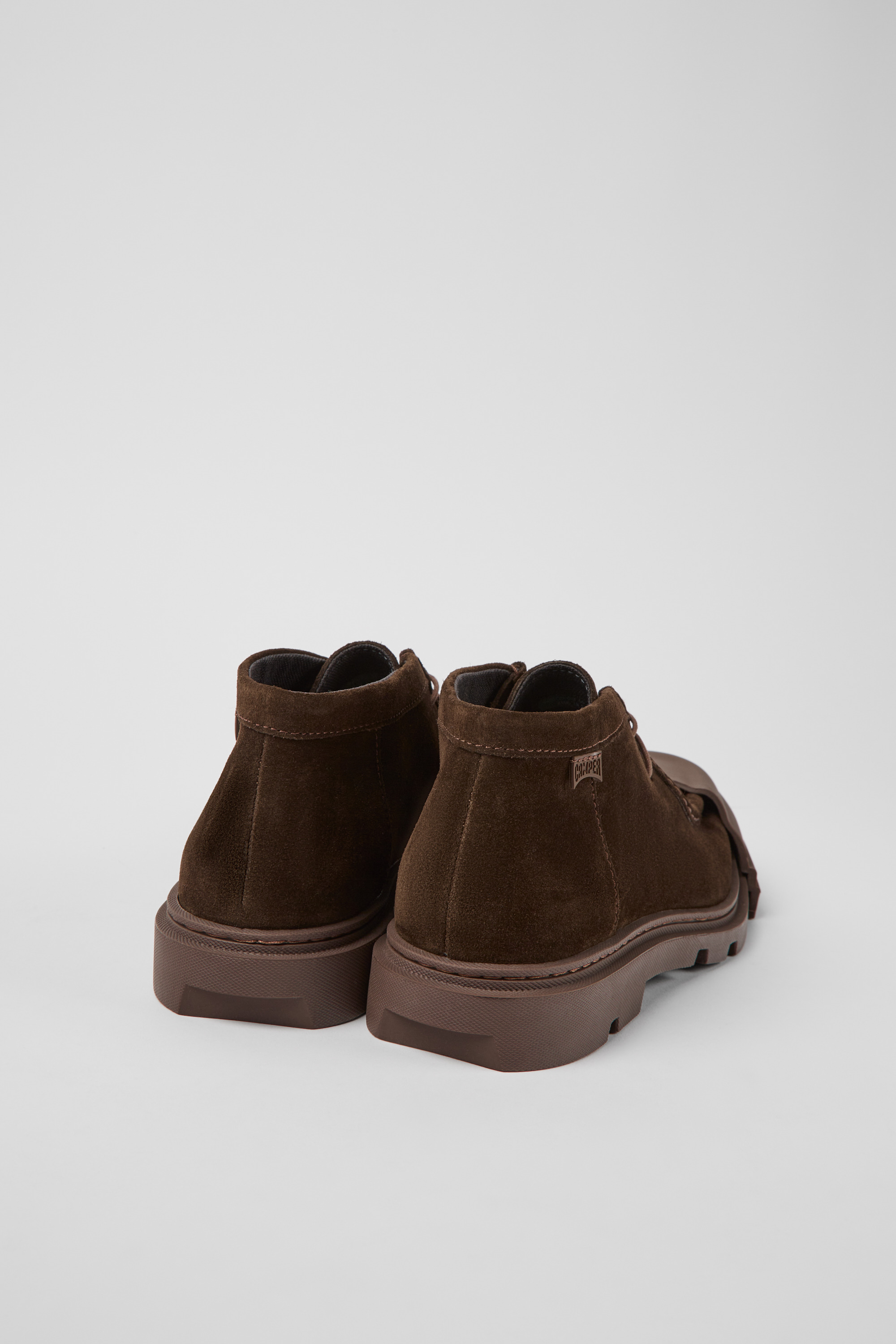 Junction - Brown nubuck shoes for women