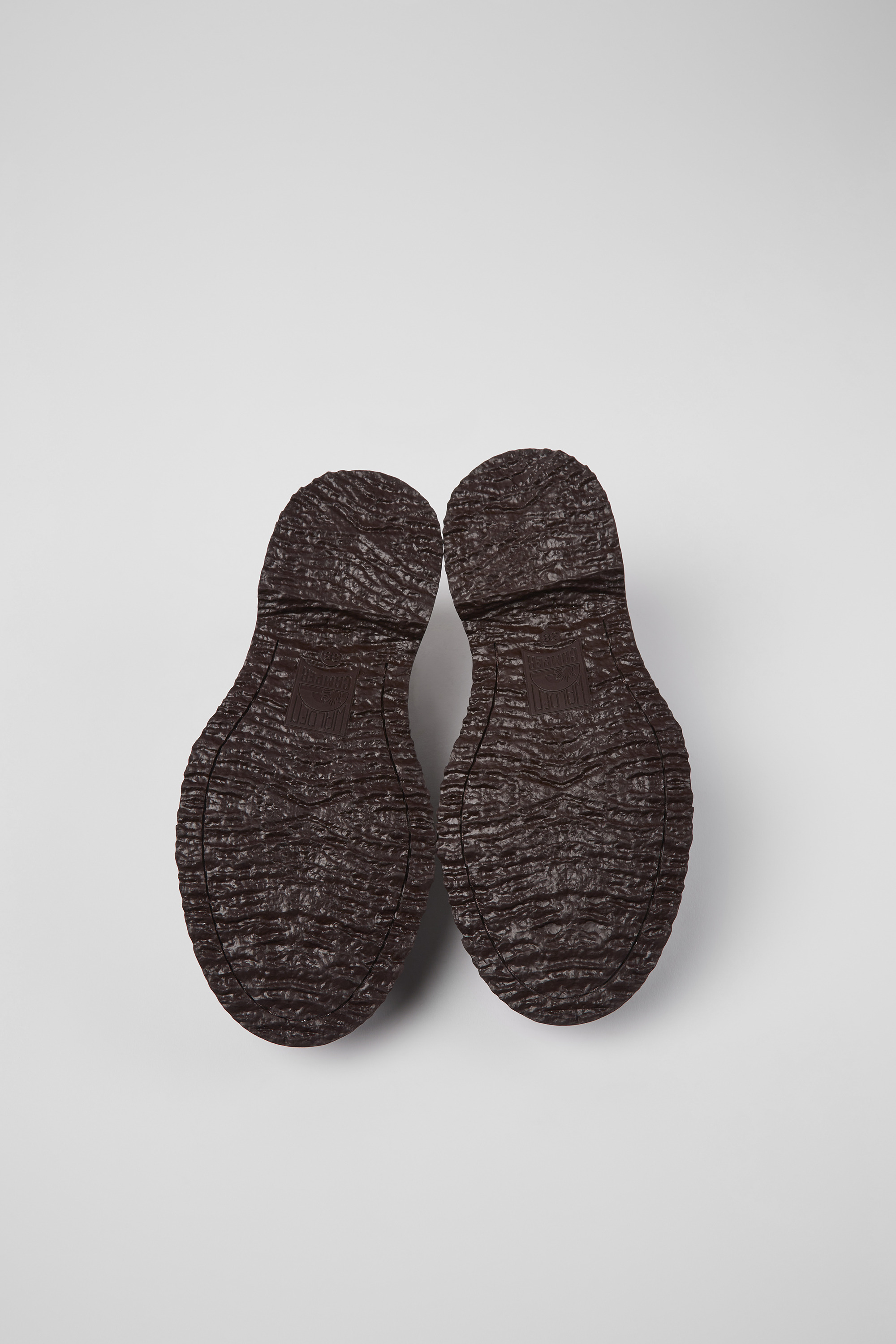 Walden - Burgundy leather loafers for women