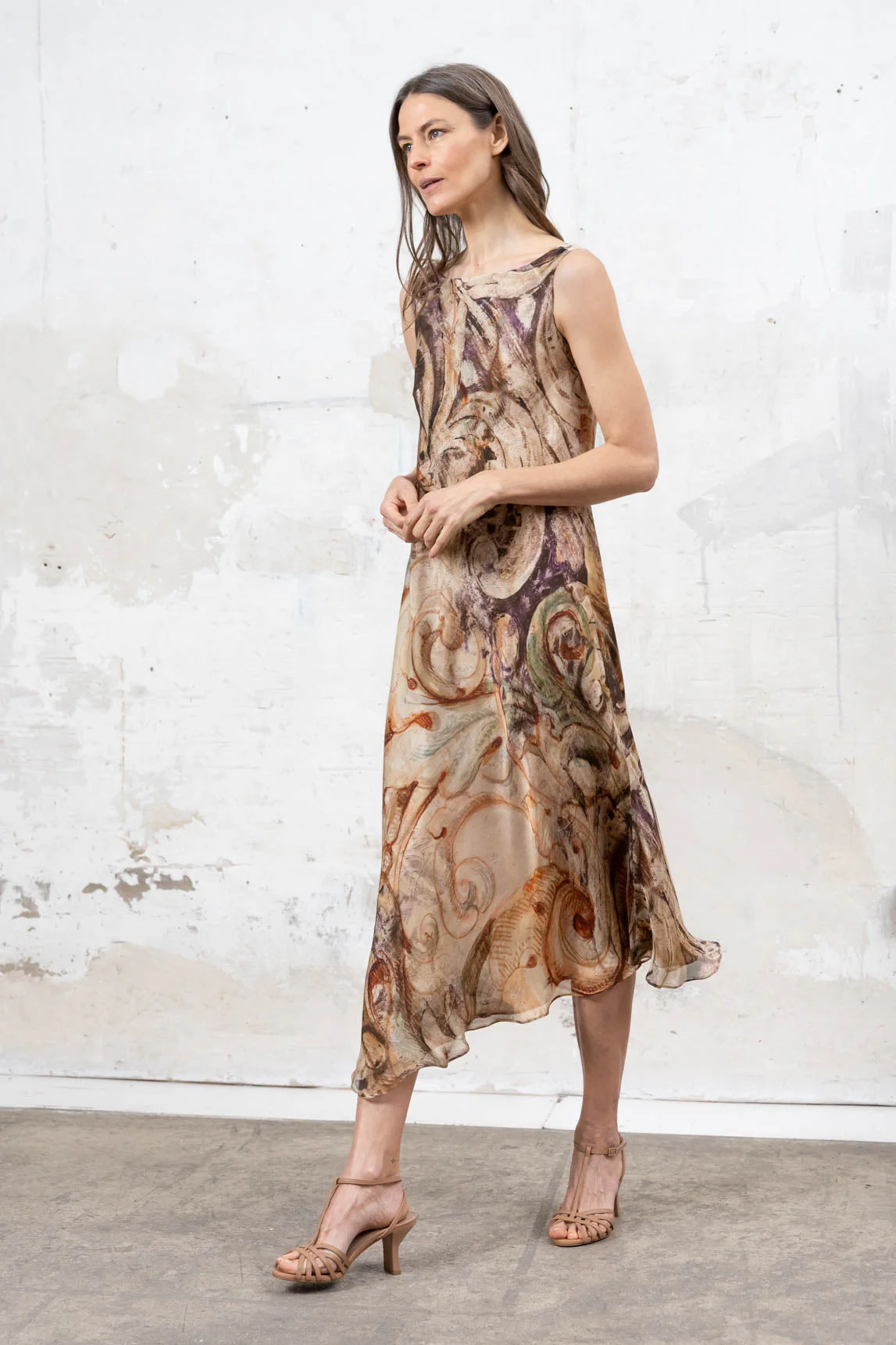 Rivera-spain Vestido Hyères camel