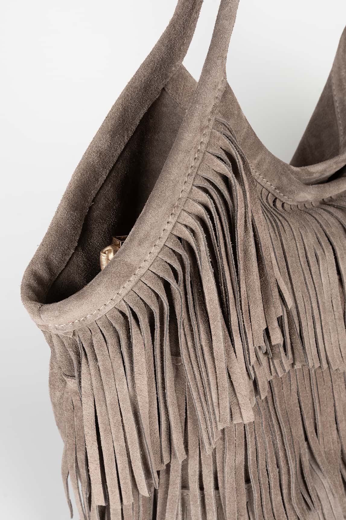 Rivera-spain Bolso Ganache topo con flecos