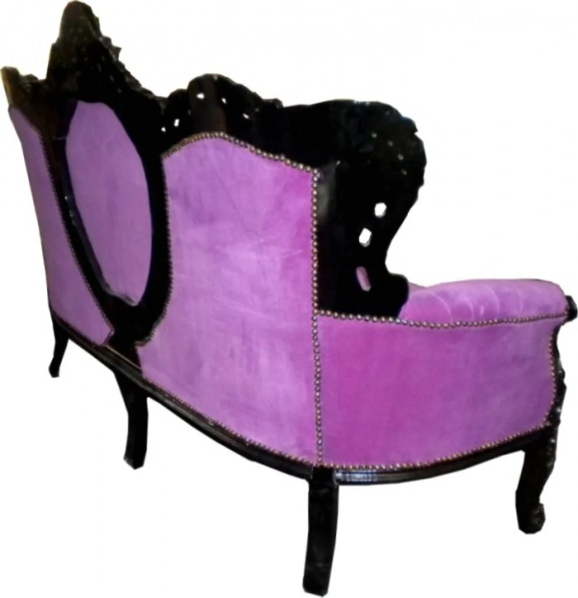 Baroque sofa set  King  Purple / Black