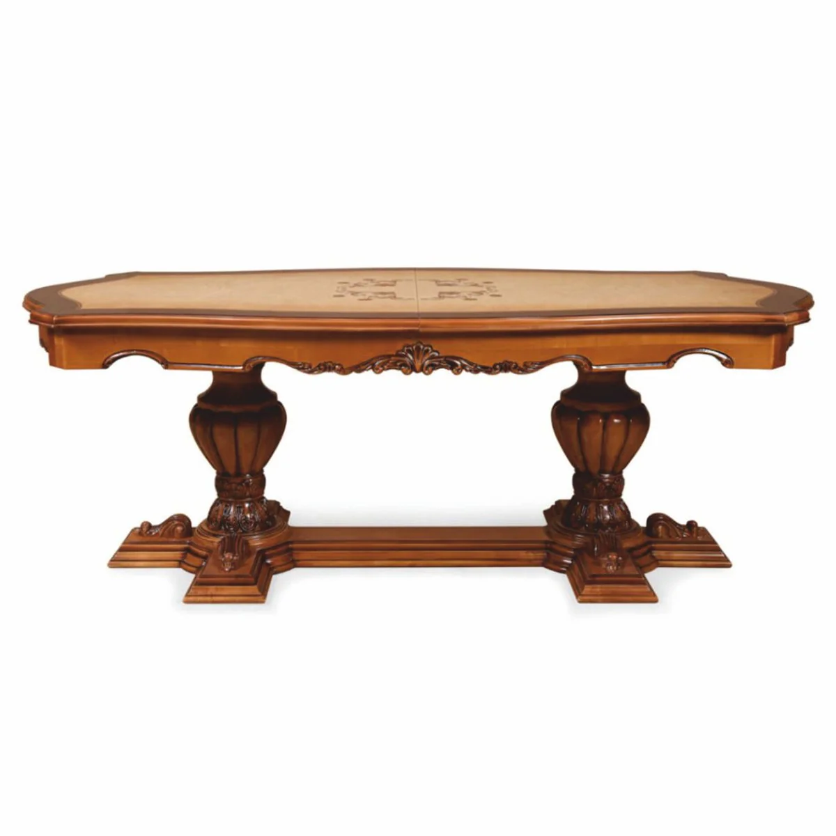 Casa Padrino mesa de comedor barroco de lujo marr¨®n / natural 310 cm - Muebles de comedor barrocos