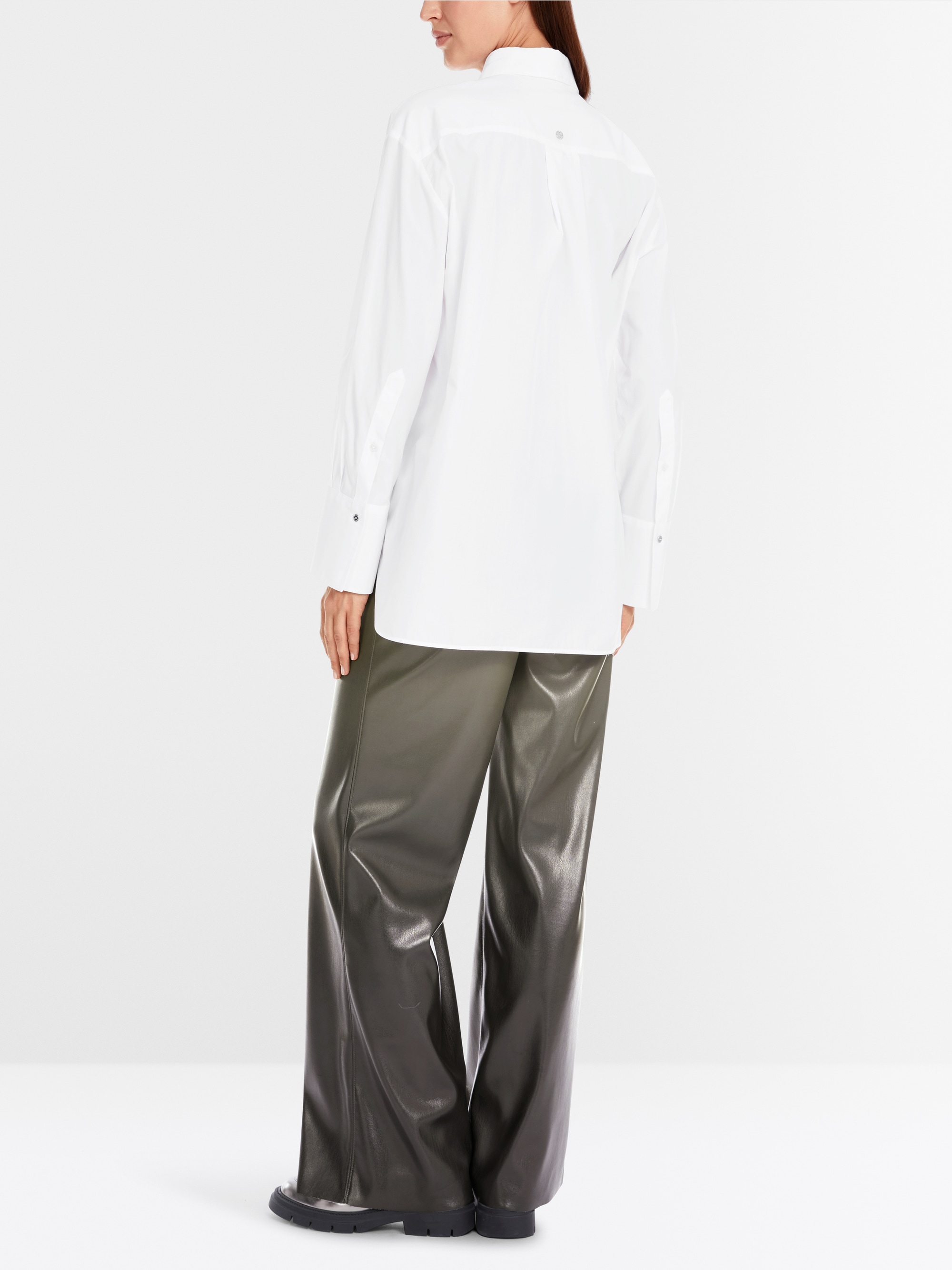 Marc-Cain Shirt blouse with wrap effect