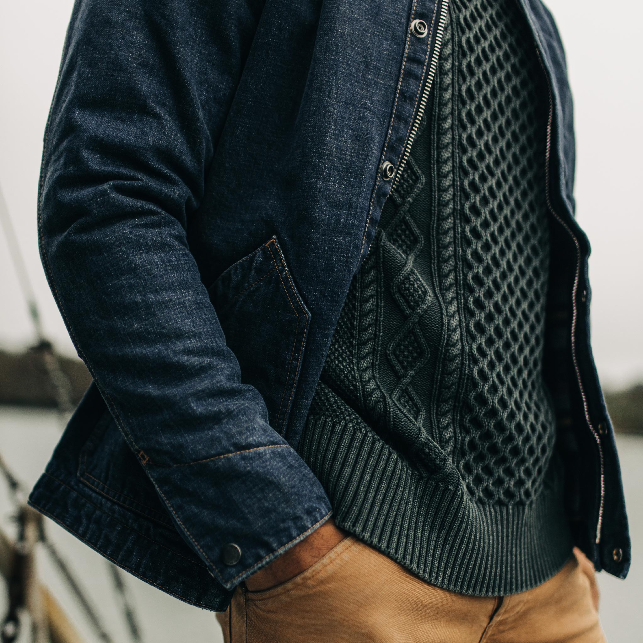 The Workhorse Jacket in Marlowe Wash Denim