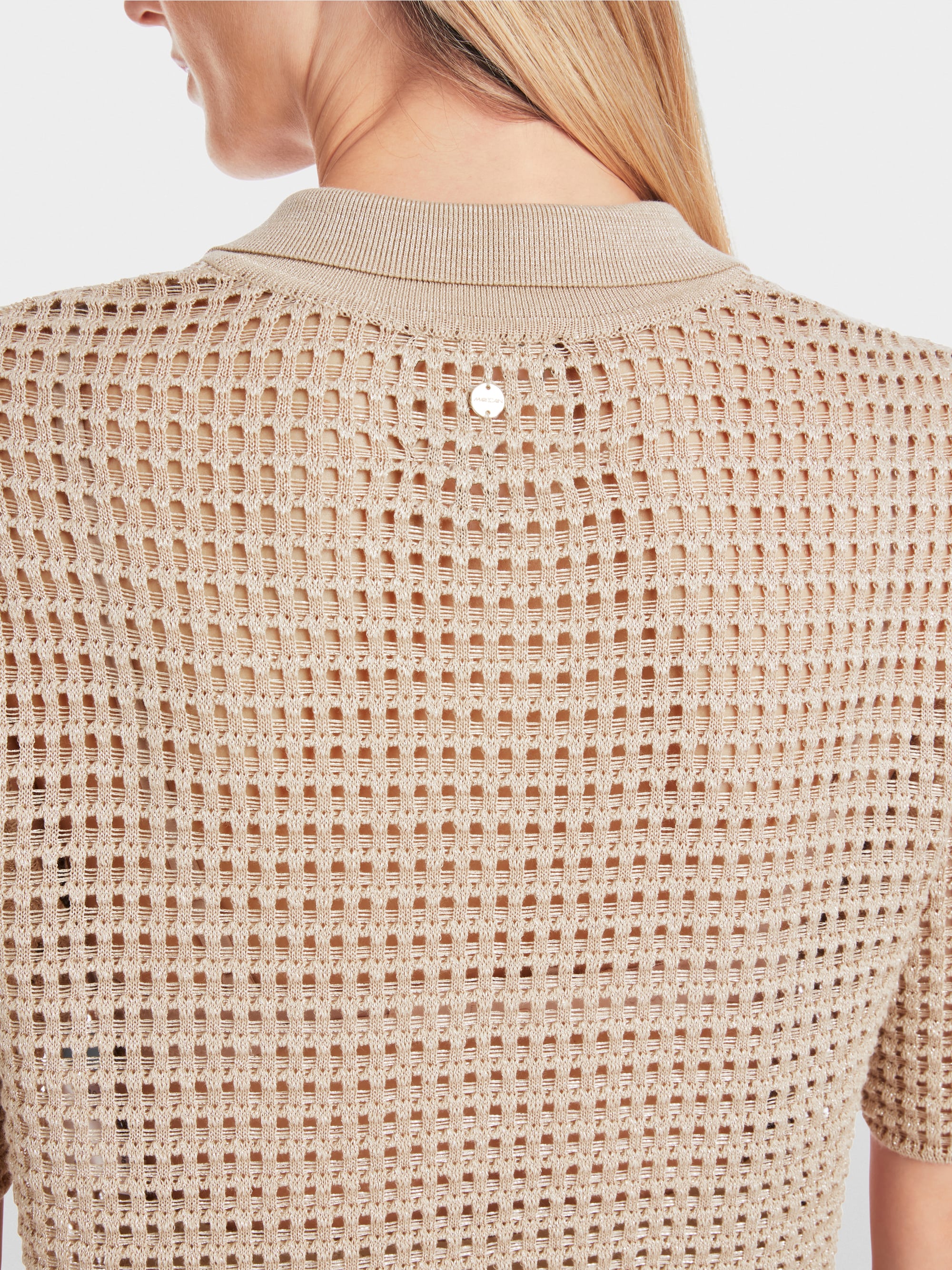 Marc-Cain Rethink Together knit polo shirt