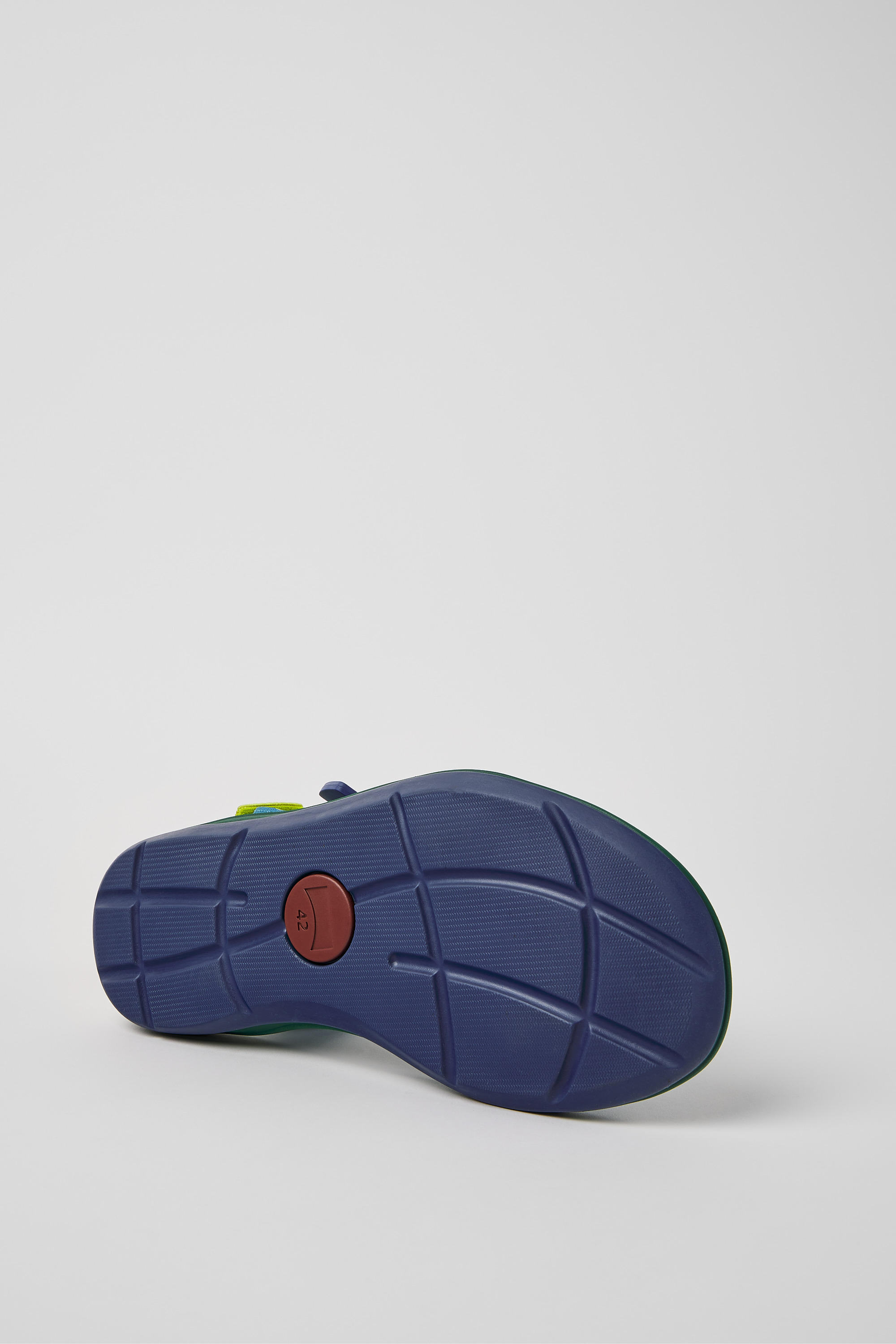 Match - Multicolored textile sandals for men