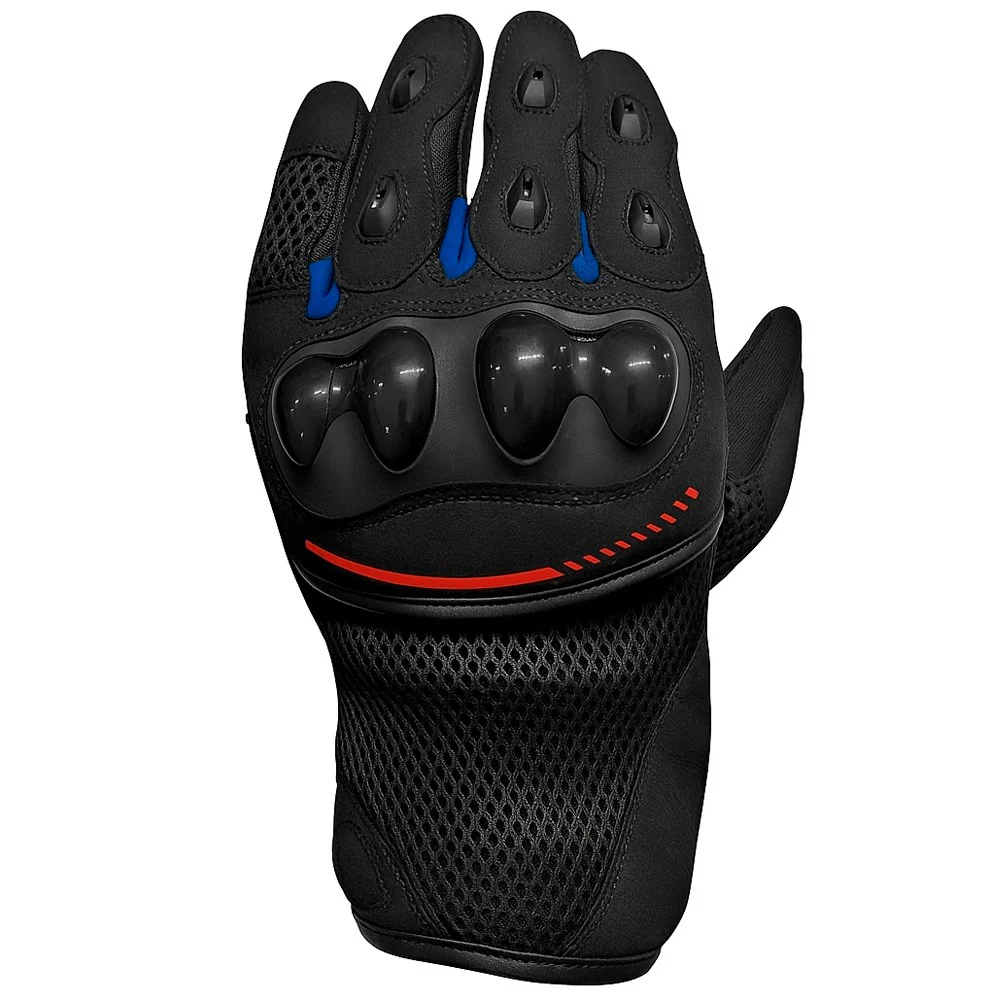 GUANTES VERANO OUT 06 - NEGRO / AZUL / ROJO