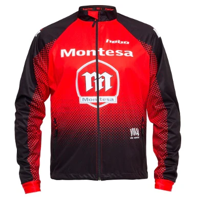 CHAQUETA HEBO WIND PRO MONTESA CLASSIC ROJO