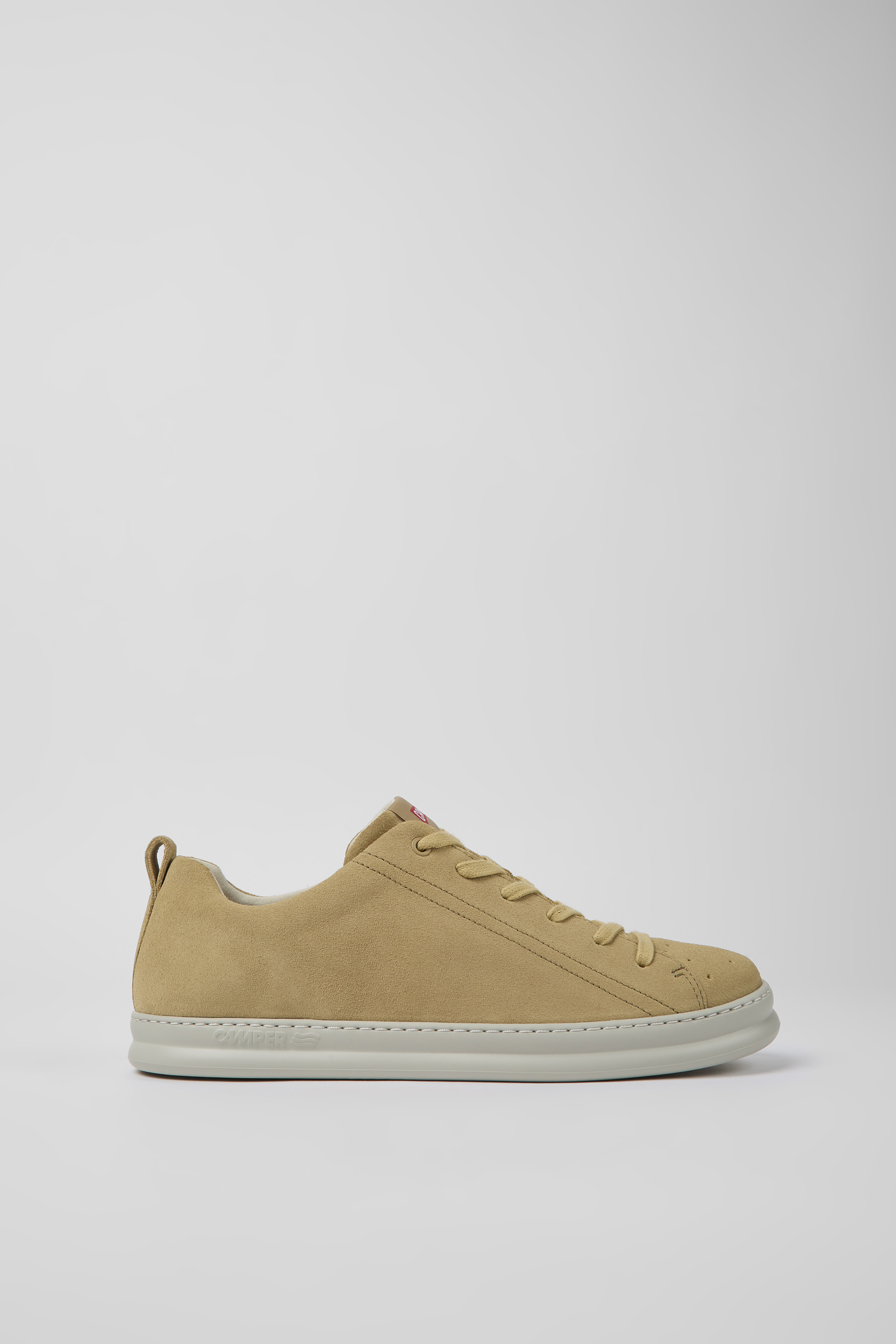 Runner - Beige nubuck sneakers for men