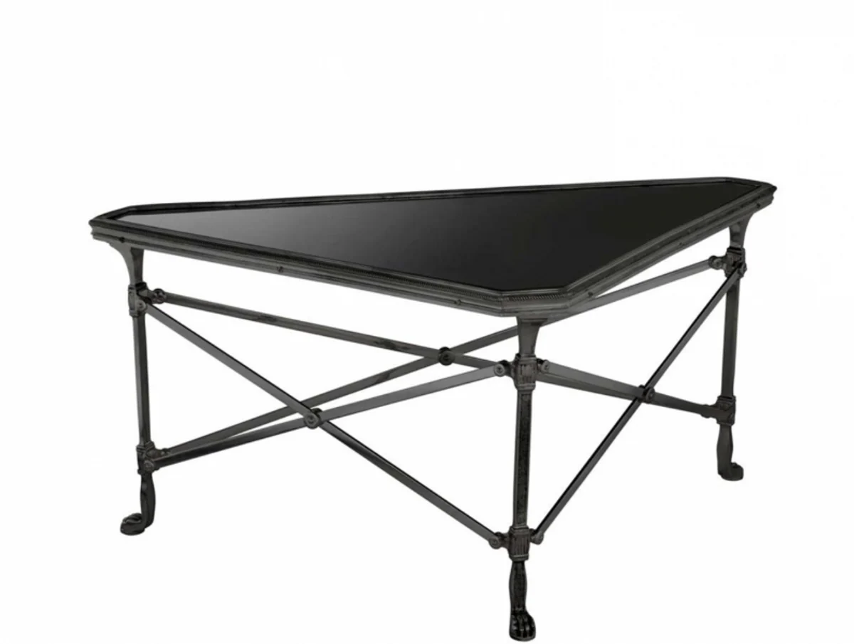 Casa Padrino Art Deco luxury coffee table gunmetal - living room coffee table - Luxury Collection