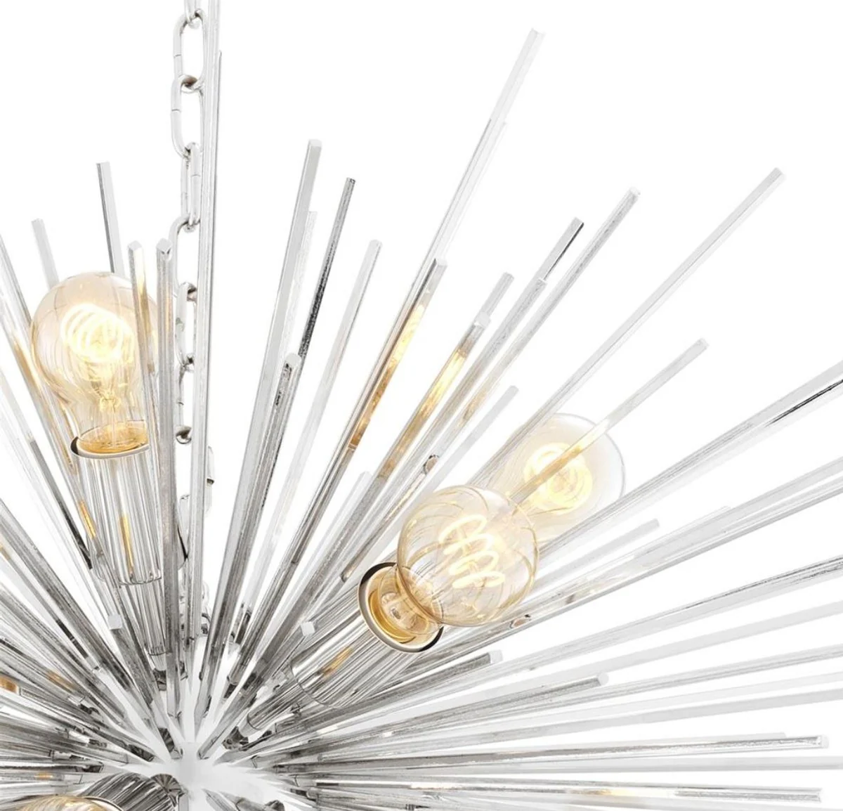 Casa Padrino araña de lujo de plata Ø 90 x H. 60 cm - Muebles de Lujo