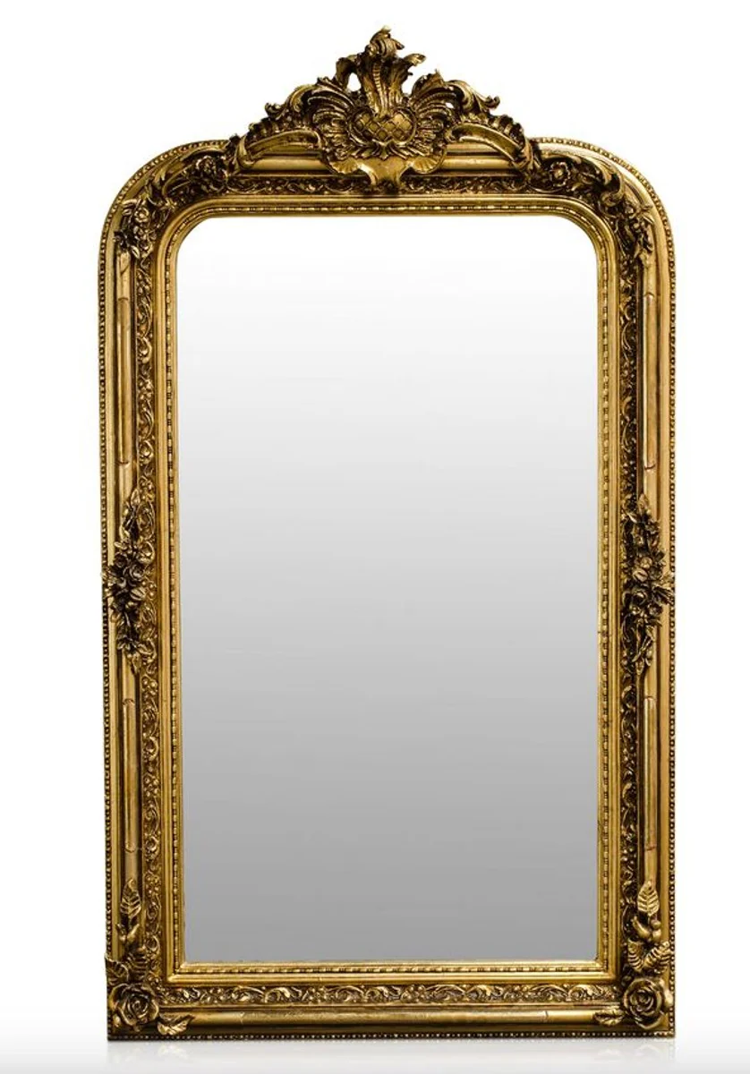 Casa Padrino espejo barroco oro estilo antiguo 90 x H. 160 cm - mueble espejo de pared