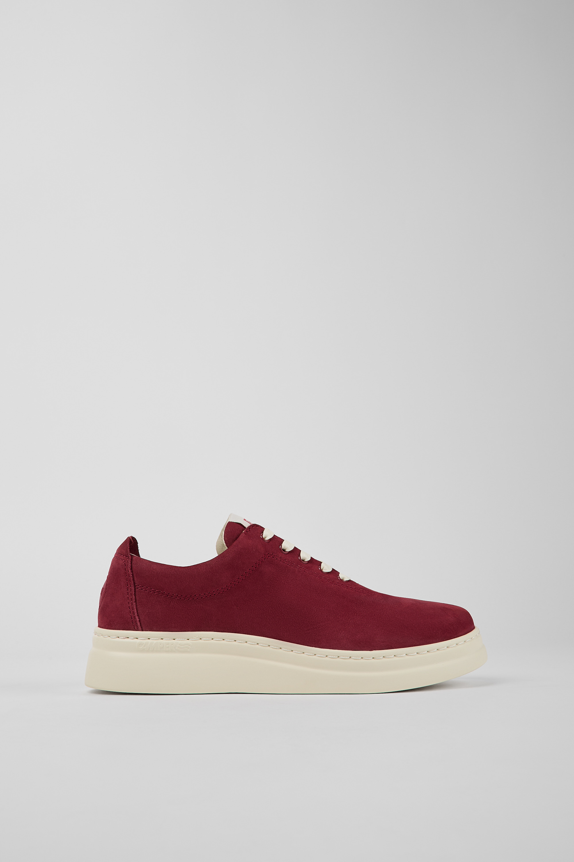 Runner Up - Burgundy nubuck sneakers for women