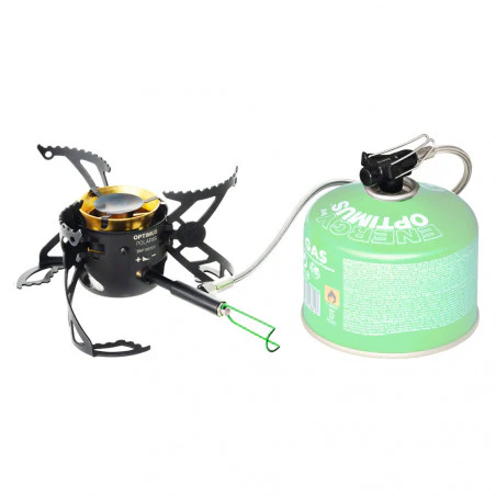 Optimus Polaris Optifuel - Hornillo híbrido para camping