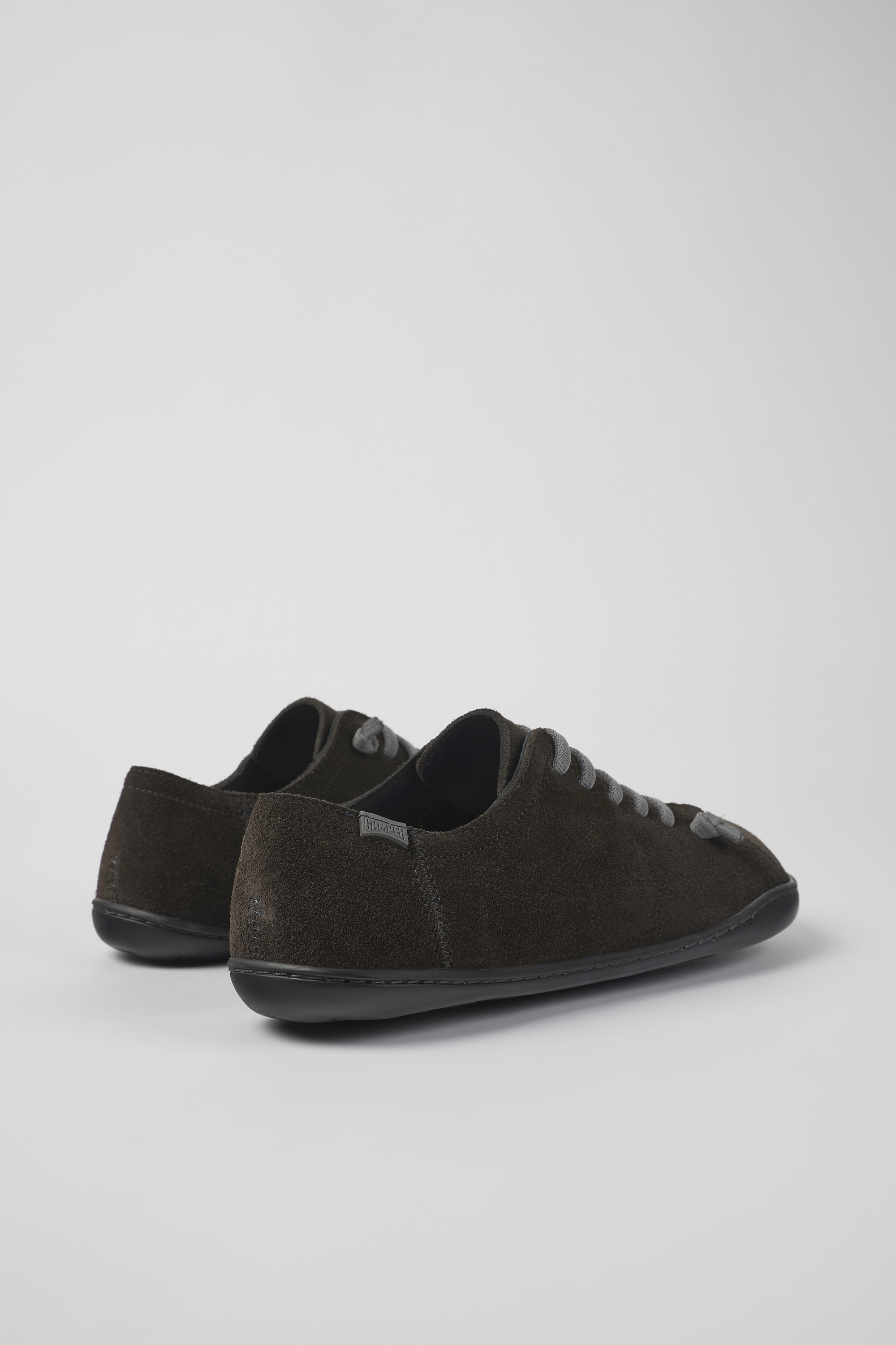 Peu - Gray nubuck shoes for women