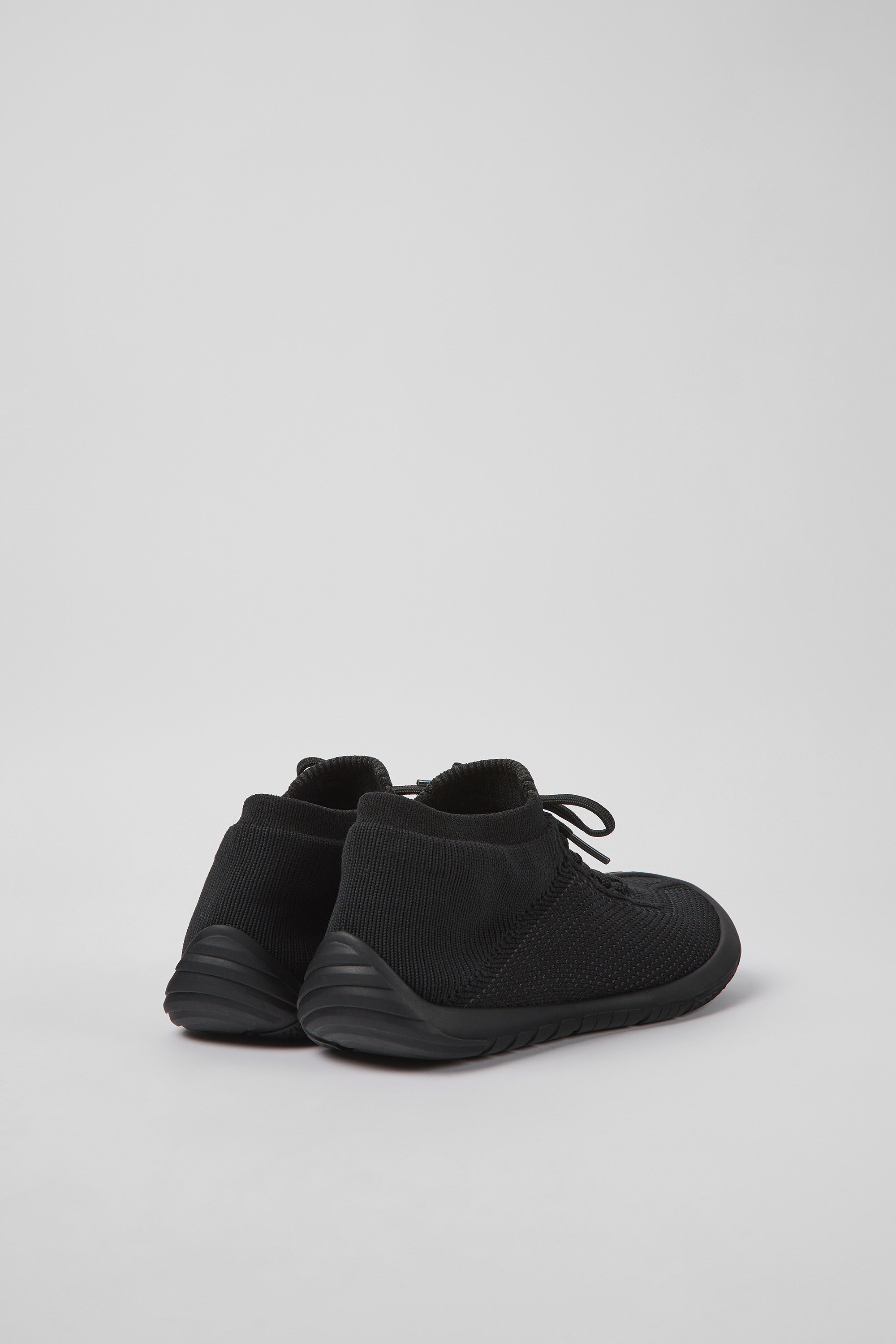 Path - Black textile sneakers for women