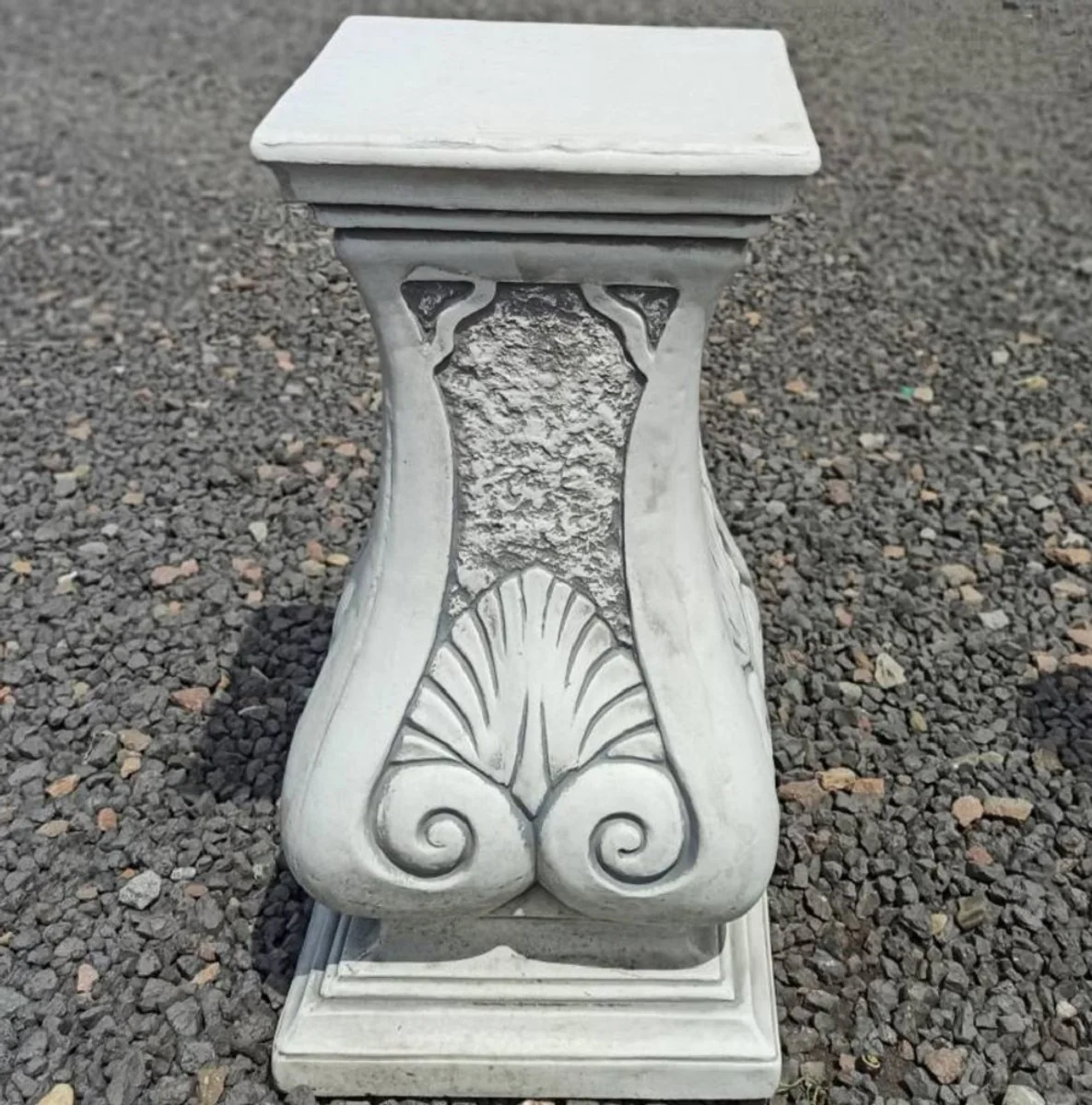 Casa Padrino columna decorativa de jard¨ªn barroco gris A. 63 cm - Decoraci¨®n de jard¨ªn de estilo barroco