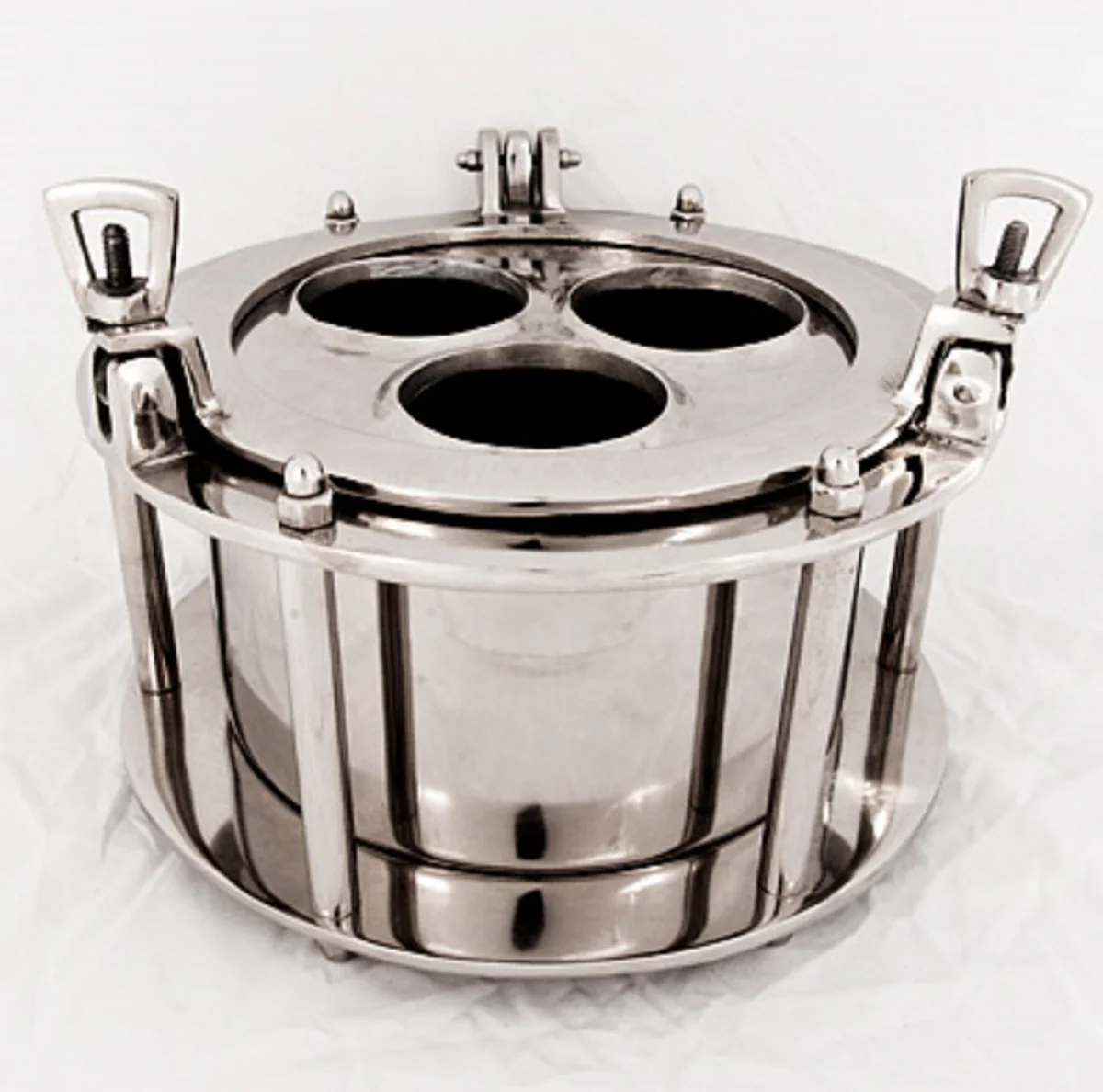 Casa Padrino Designer Bottle Stand Diameter 32 x H 16 cm - Luxury Quality