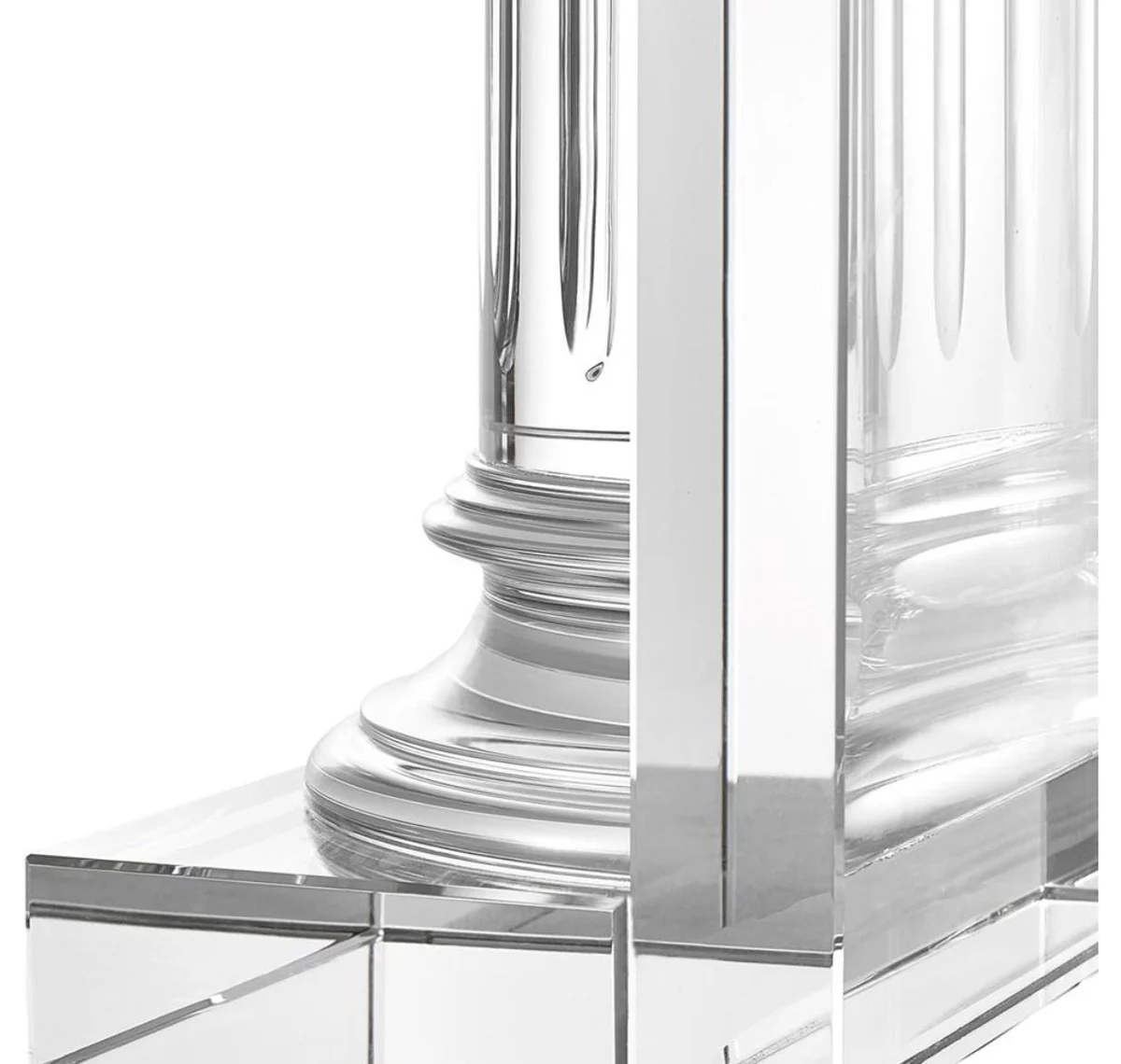 Casa Padrino sujetalibros de vidrio cristalino determinado de 17 x 11 x H. 38 cm - Hotel Deco diseñador