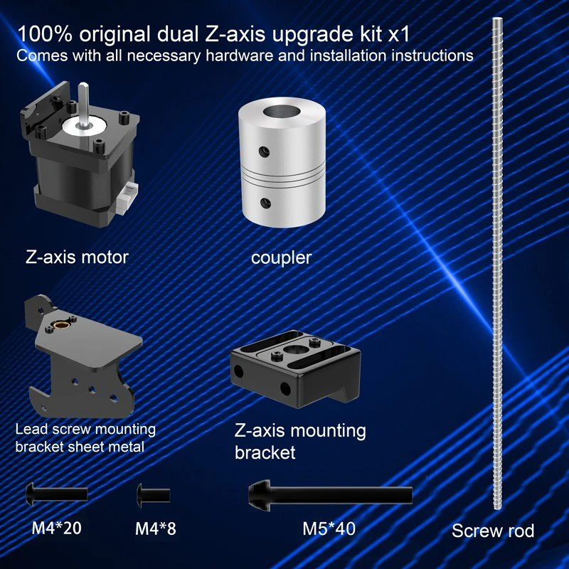 Longer LK5 Pro Dual Z-axis Upgrade Kits with Lead Screw