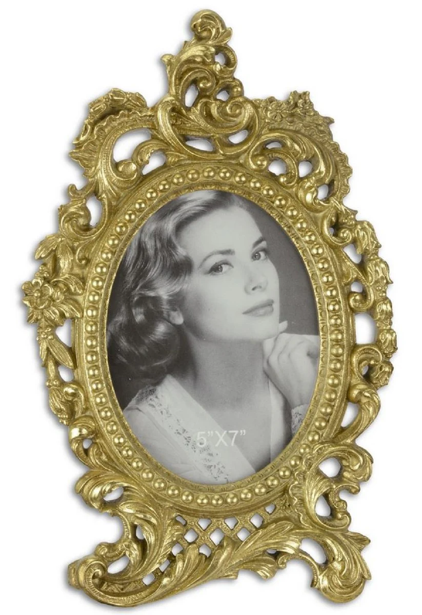 Casa Padrino marco de imagen barroco oro 20,5 x H. 33,4 cm - Accesorios de Decoración Barroco