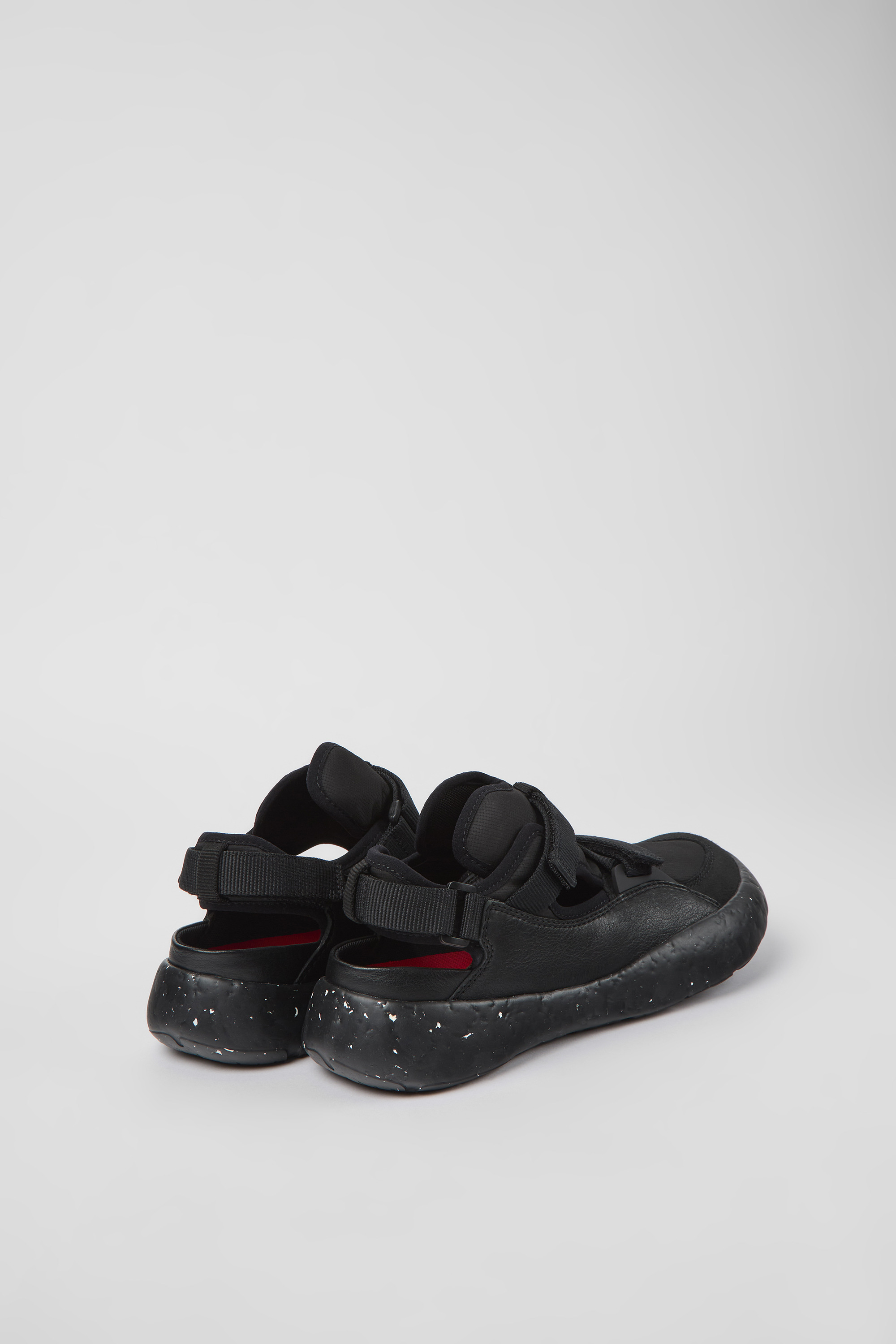 Peu Stadium - Black semi-open sneakers for men