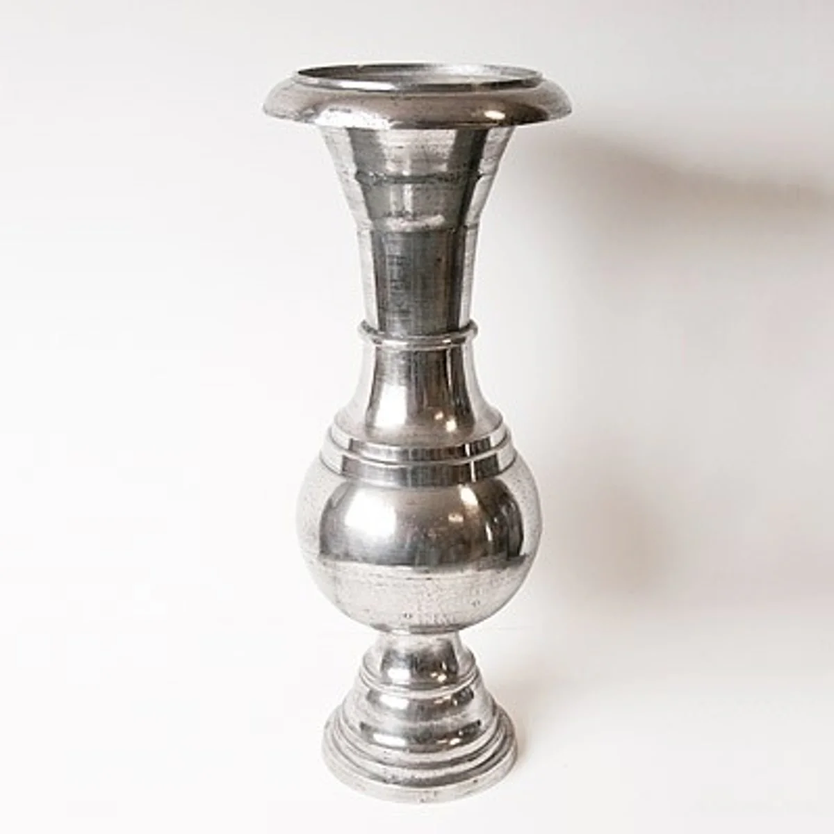 Giant Casa Padrino Baroque Flower Vase Aluminum Raw Finished - Hotel Decoration - Flower Pot