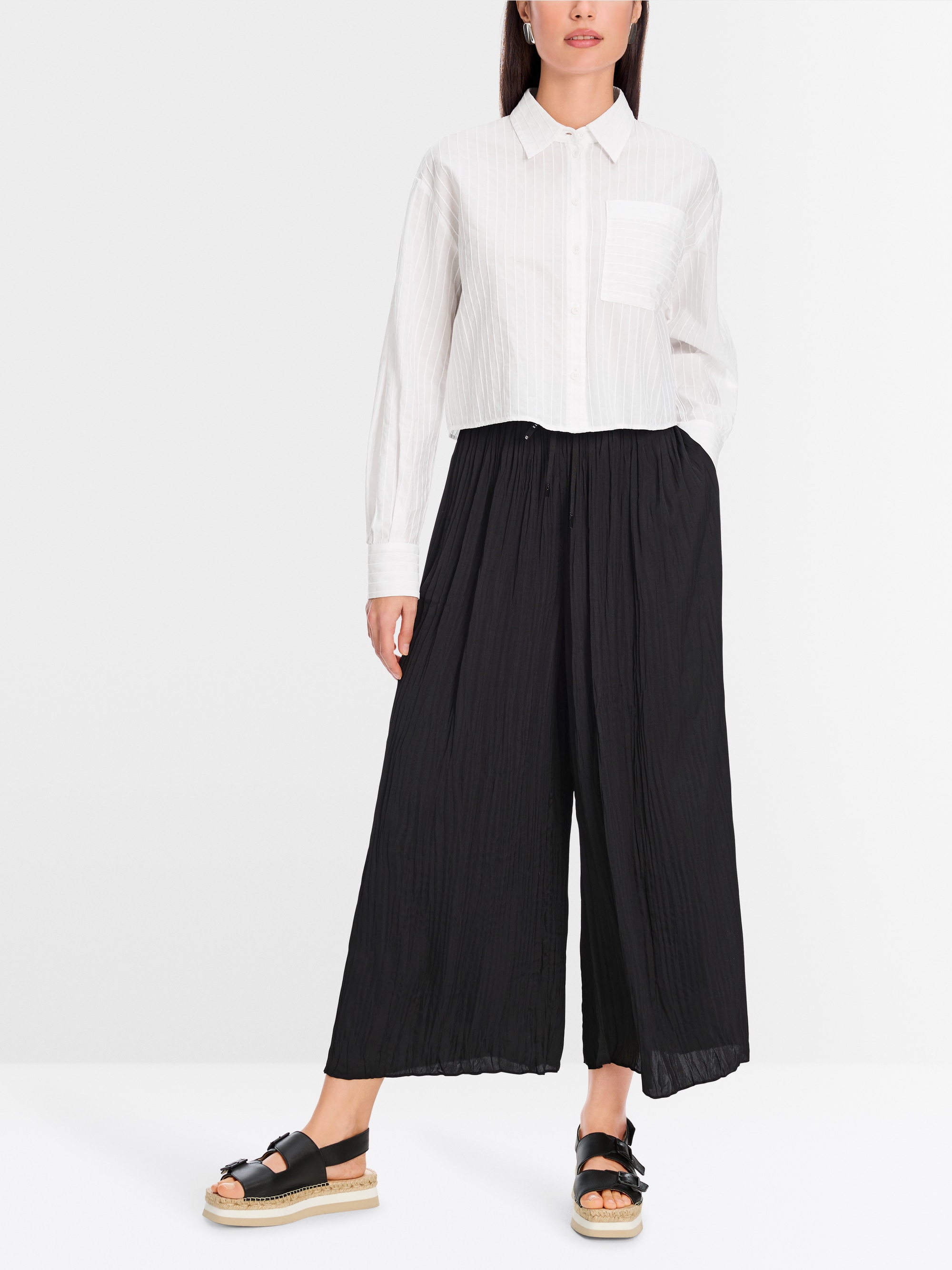 Marc-Cain WOLIN Rethink Together pleated trouers