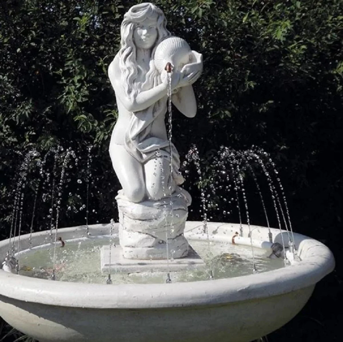 Casa Padrino Fuente Barroco Gris ? 100 x A. 147 cm - Hecho en Italia