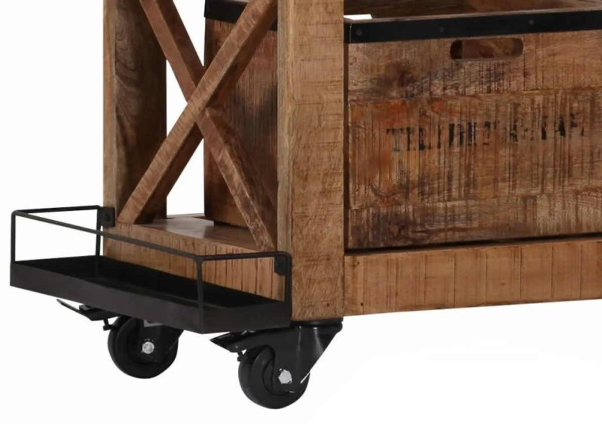 Casa Padrino Bar Trolley Serving mango hardwood - Hotel & Restaurant Furniture