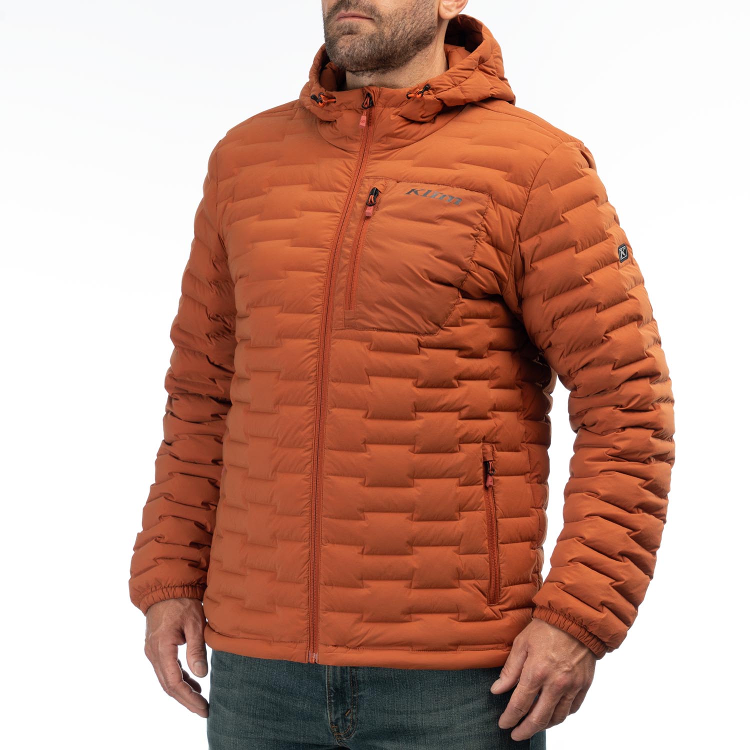 Boulder Stretch Down Hooded Jacket