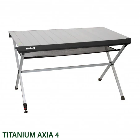 Brunner TITANIUM AXIA 4 - Mesa plegable rectangular 122 X 76 cm.