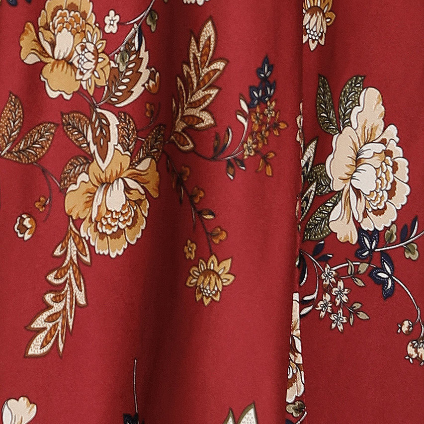 Fashion Temperament Printed Knotted Sling Dress