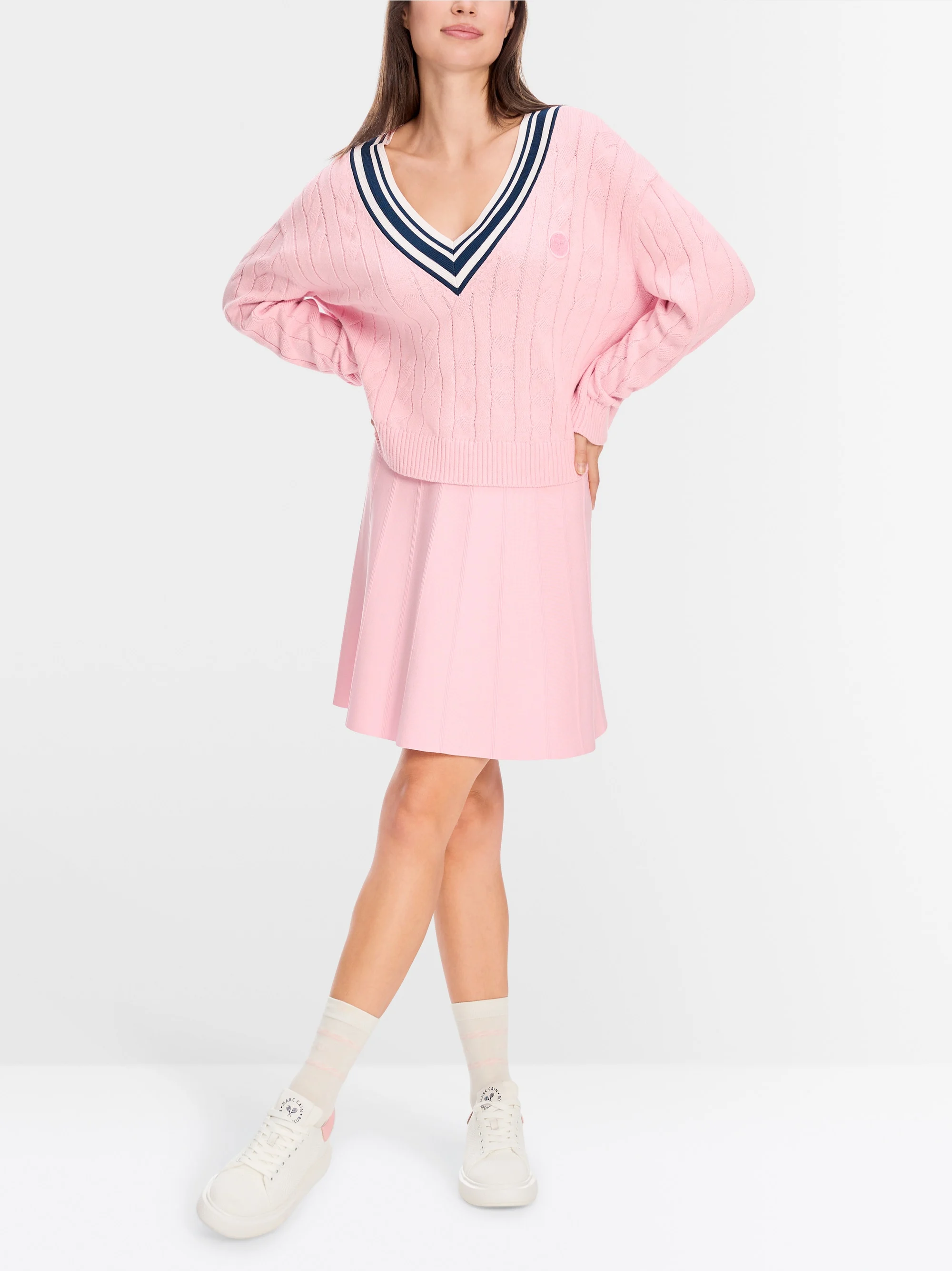 Marc-Cain Jumper with cable pattern