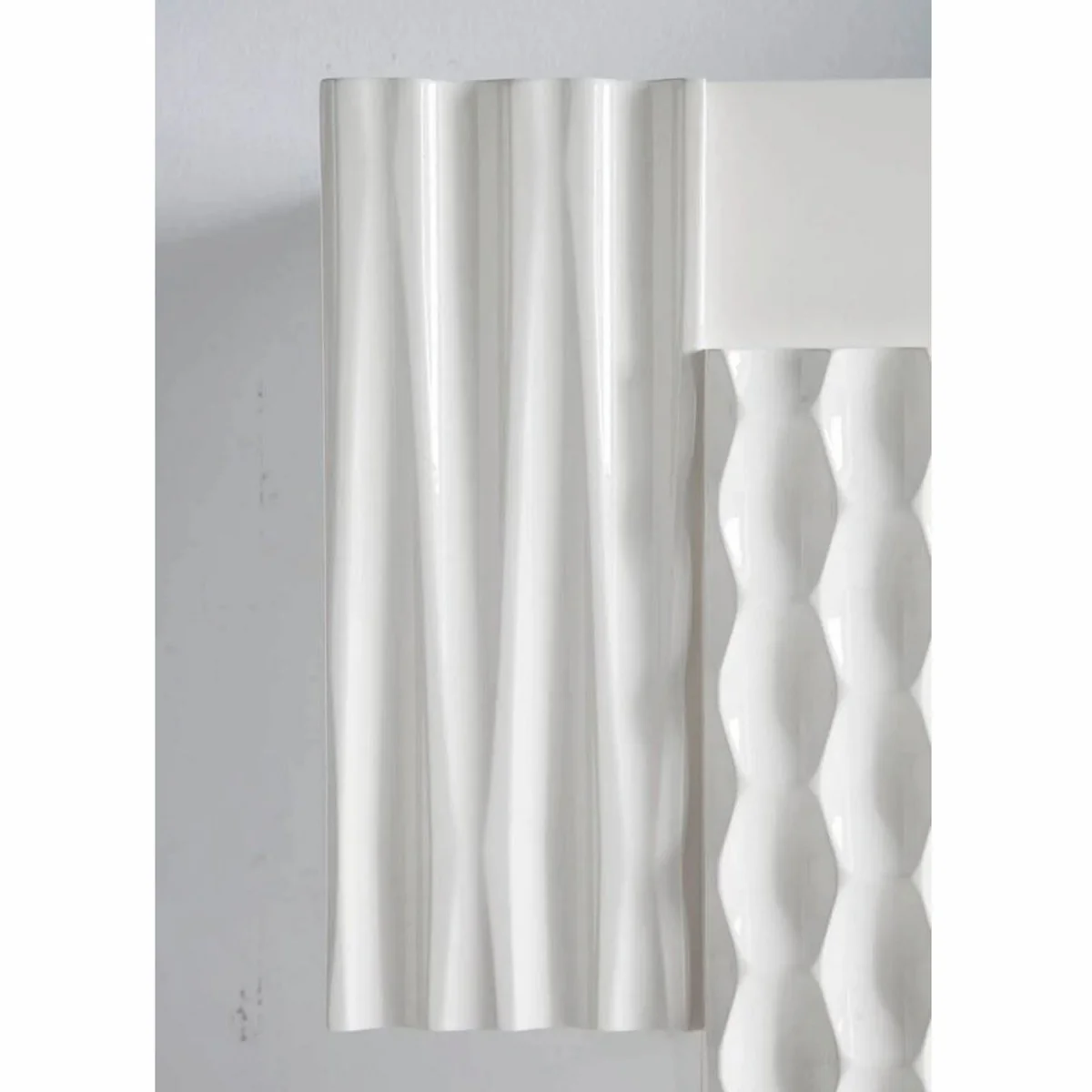 Casa Padrino armario de pared para lavabo de dise?o de lujo blanco brillante 170 cm