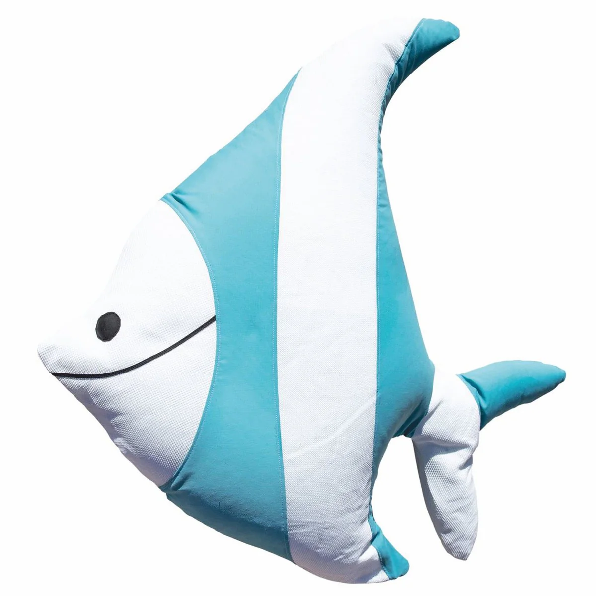 Casa Padrino Puf de Lujo Pez Blanco / Beige 160 cm - Puff Flotante