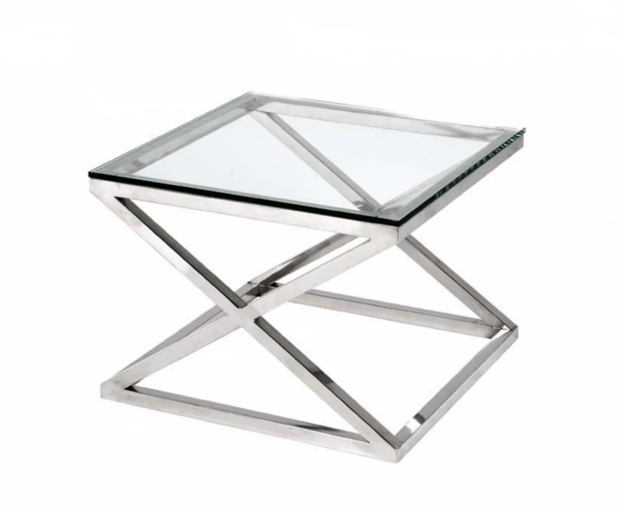 Casa Padrino luxury art deco designer side table 65 x 65 x H. 49 cm - Luxury Quality