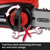 Top-handled Cordless Chain Saw FORTEXXA 18/20 TH