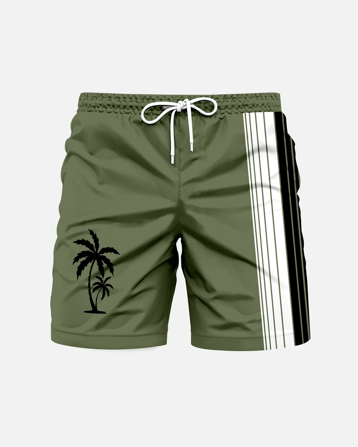 Suitmens Men's Hawaii Vacations Print Shirt Three-Piece Set 058