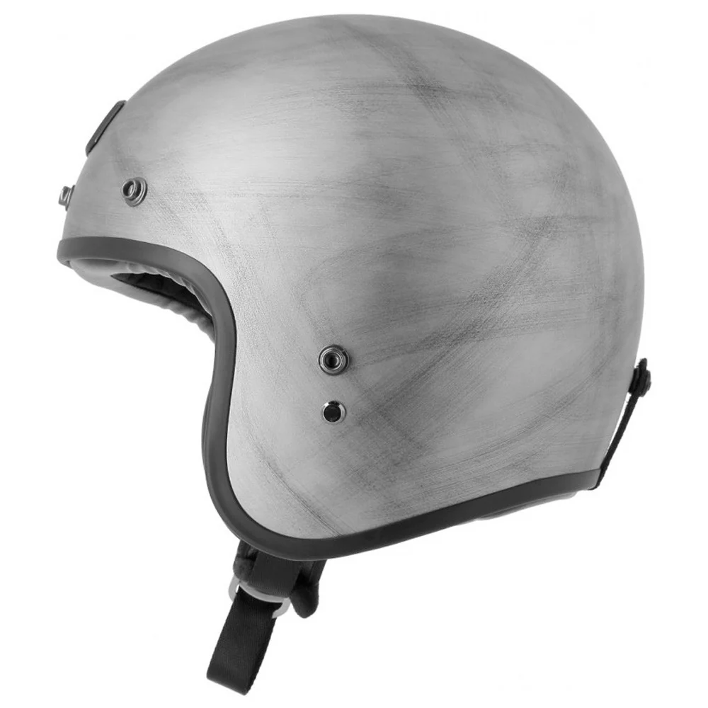 CASCO JET ASTONE VINTAGE BELLAIR - (CAFE RACER CUSTOM) GRIS MATE