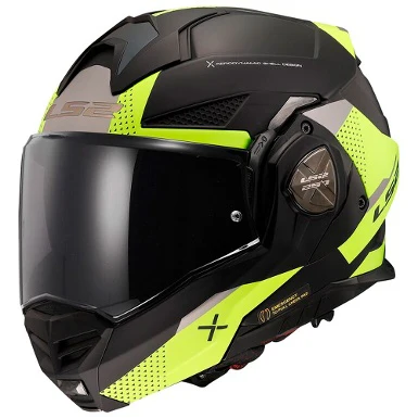 CASCO LS2 FF901 ADVANT X OBLIVION II - NEGRO MATE / AMARILLO