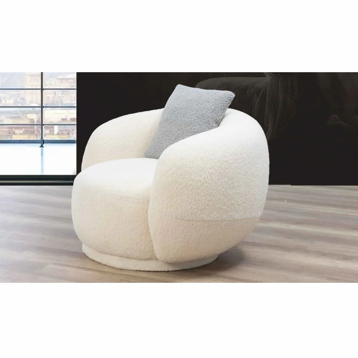 Casa Padrino sill¨®n de sal¨®n y hotel de lujo blanco 110 x 90 x A. 75 cm - Muebles de lujo