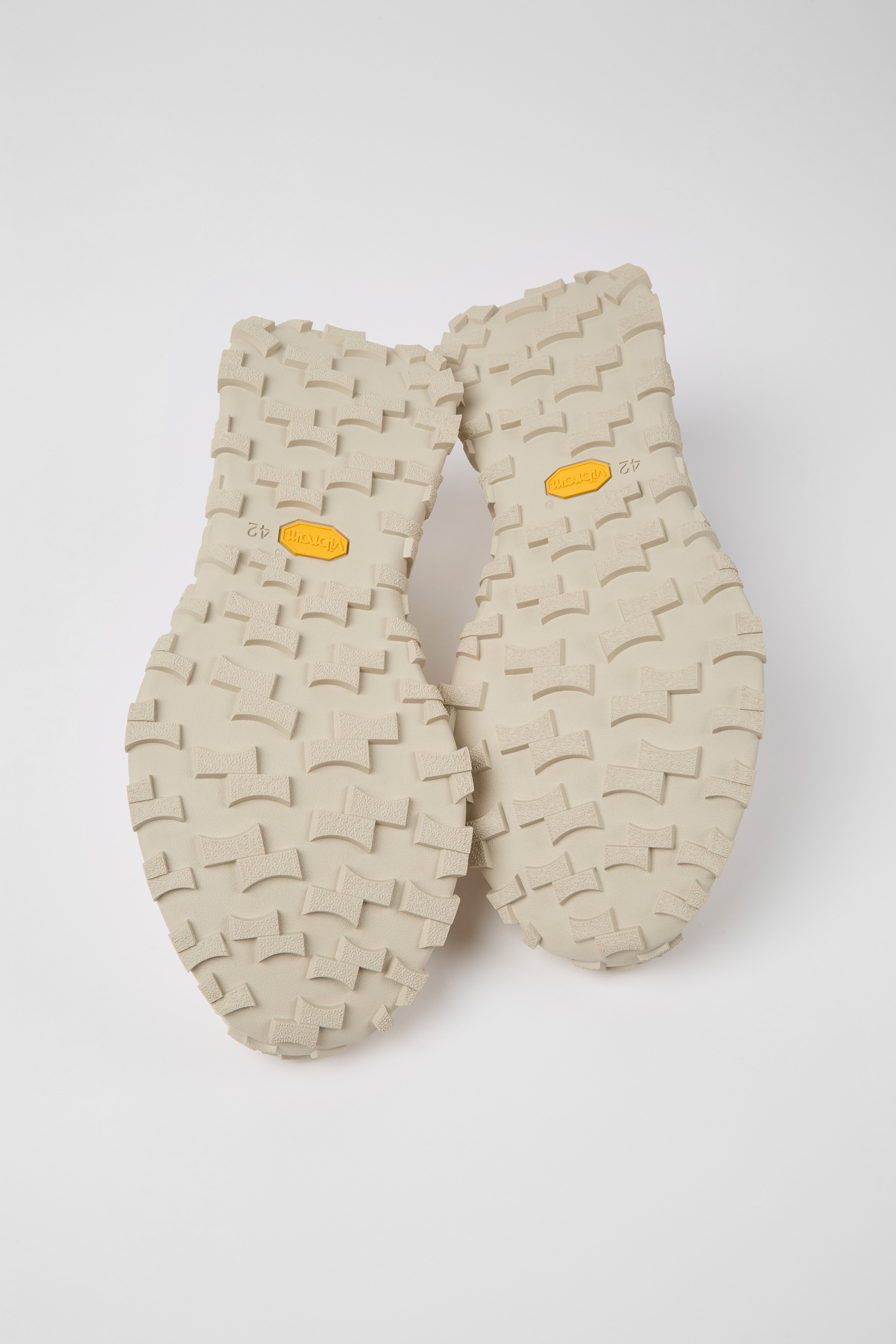 Drift Trail - White textile and nubuck sneakers for men