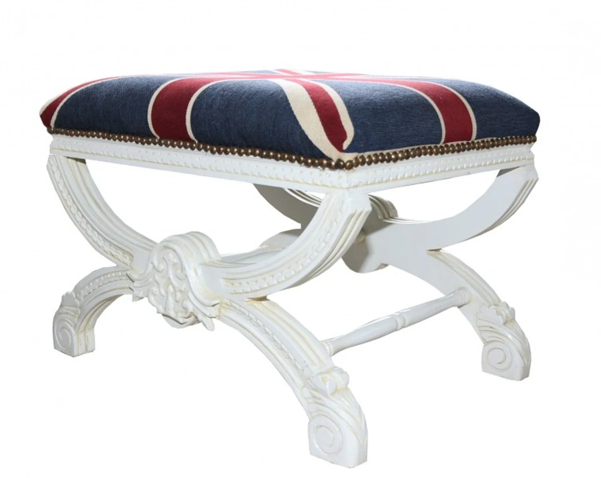 Casa Padrino barroco de heces / heces Uni¨®n Cruz Jack / blanco