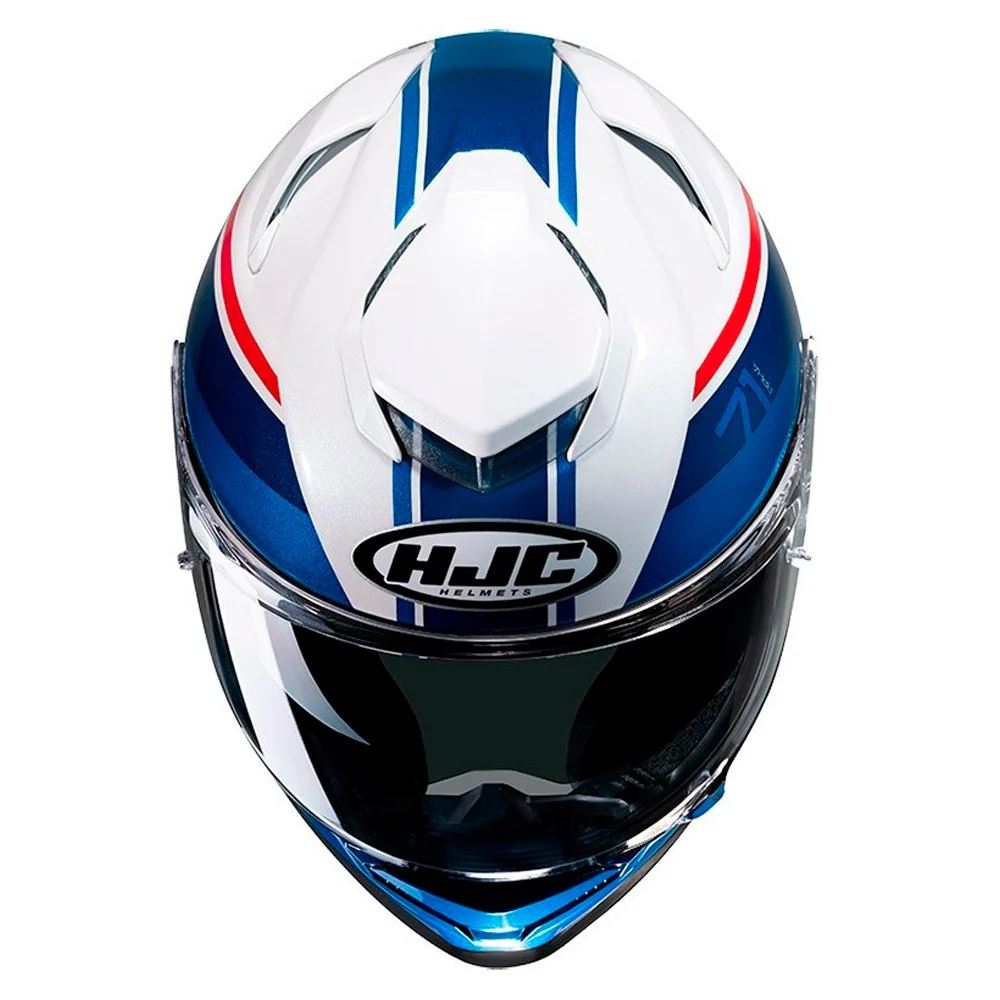 CASCO HJC RPHA 71 MAPOS - BLANCO / AZUL