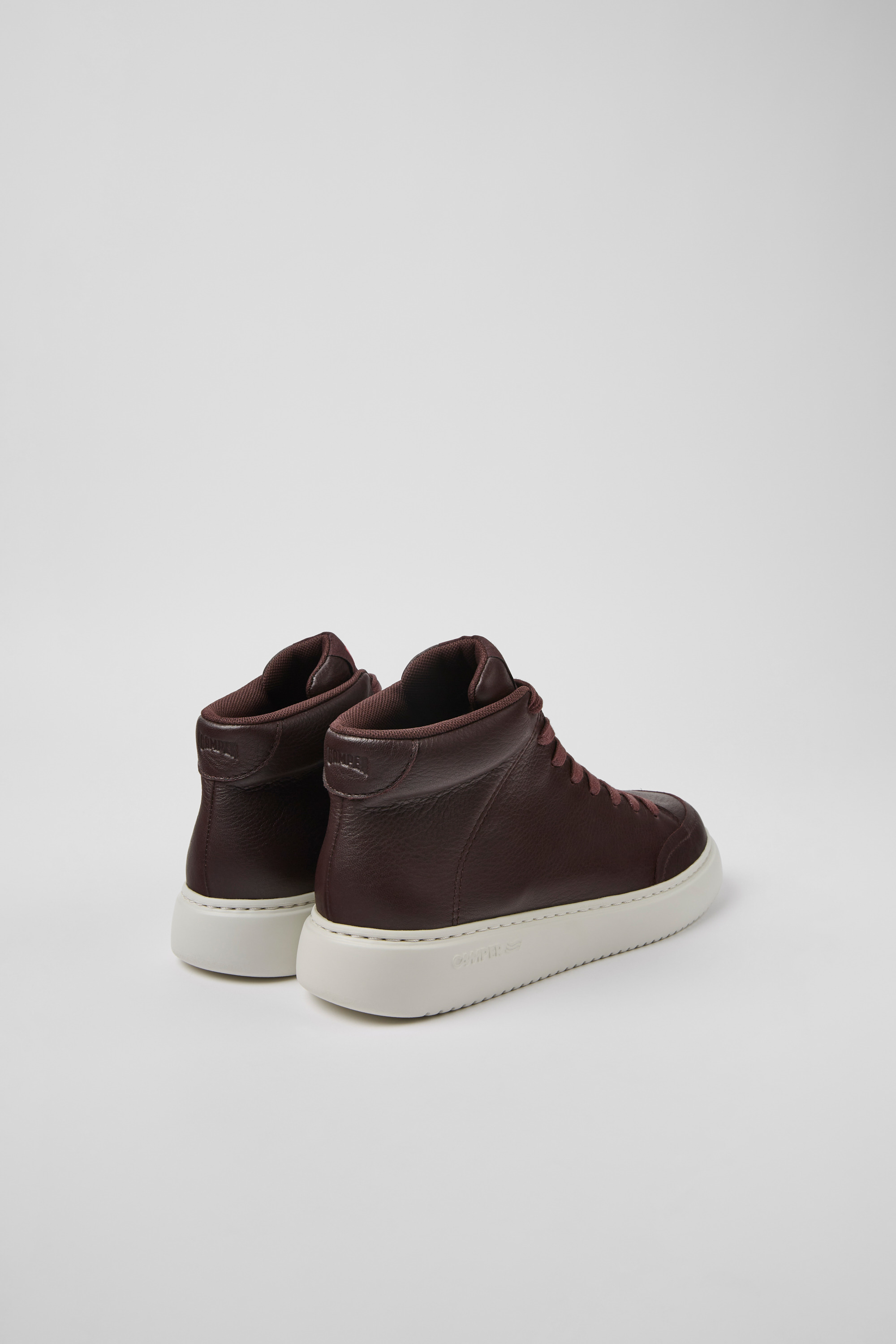 Runner K21 - Burgundy leather sneakers for women