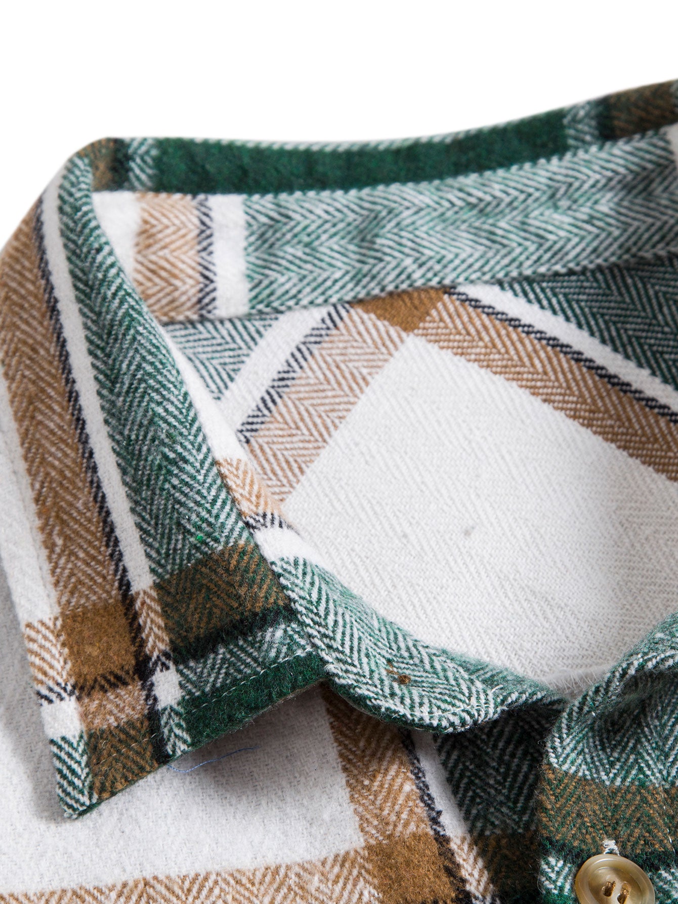 Flannel Button Up Plaid Overshirt