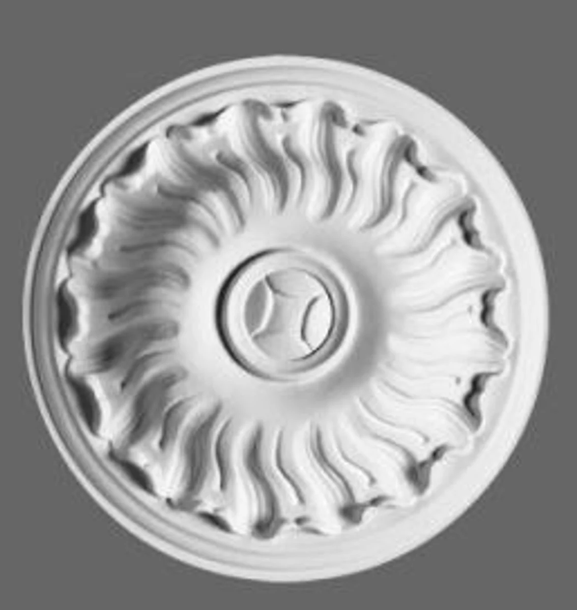Casa Padrino stucco rosette 19 x 19 cm ceiling stucco ceiling rose stucco rosette Wall rosette Baroque Nouveau