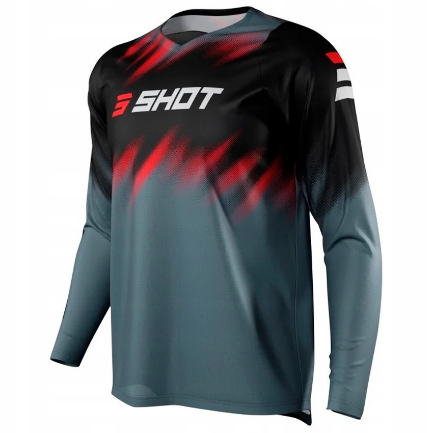 CAMISETA SHOT VERSUS NEGRO / ROJO